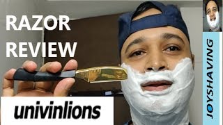 Univinlions Shavette Razor Review [upl. by Neicul367]