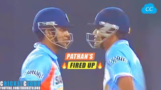 Irfan Pathan Yusuf Pathan Fired Up Together  Pathan Brothers Heroic  INDvSL 2009 [upl. by Htaras]