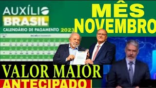 CALENDÁRIO DO AUXÍLIO BRASIL NOVEMBRO 2023 vai ser ANTECIPADO COM AUMENTO e ADICIONAL SAIBA AGORA [upl. by Aissirac707]