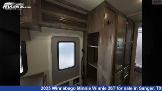 Wonderful 2025 Winnebago Minnie Winnie Class C RV For Sale in Sanger TX  RVUSAcom [upl. by Hoehne]