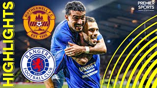 Motherwell 12 Rangers  Rangers Comeback To Set Up Old Firm Final  Premier Sports Cup SemiFinal [upl. by Adur]