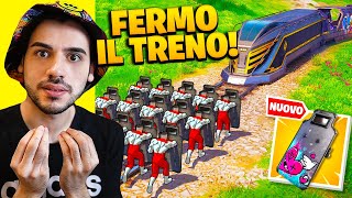 COSA SUCCEDE SE FERMO IL TRENO SU FORTNITE CAPITOLO 5 [upl. by Llenyl287]