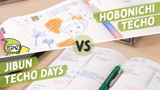 Hobonichi Techo vs Jibun Techo DAYs 📔 Daily Planner Comparison [upl. by Orimar]