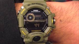 GShock GW9400 Rangeman Altimeter in an elevator [upl. by Isleen]