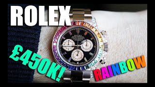 Rolex Daytona Rainbow  116595RBOW Review [upl. by Suiratnod]