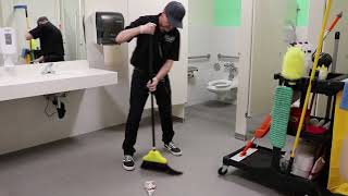 Janitorial Restroom Cleaning StepByStep Training [upl. by Osy999]