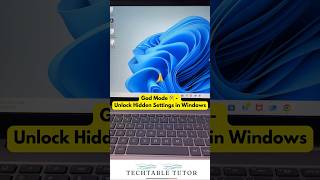 Unlock 200 Hidden Settings with God Mode in Windows 🛠️ techtips windows computer [upl. by Talia]