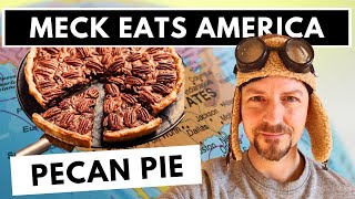 A Brit tries Pecan Pie pecanpie americanfood meckeatsamerica [upl. by Airetnahs]