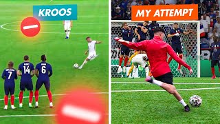 I TRIED TO SCORE FREEKICKS THAT WERE MISSED DURING THE EUROS [upl. by Ativahs]