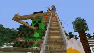 Minecraft Xbox  Thrill Ride 55 [upl. by Yesnyl]