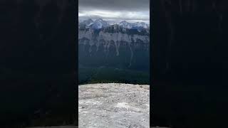 Mount Rundle Summit shorts mountains climbing [upl. by Terra]