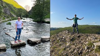 Exploring Dovedale In The Peak District Beautiful Scenery Stepping Stones amp Thorpe Cloud [upl. by Oz]