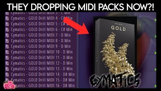 Cymatics Dropped a Midi Pack  Cymatics Gold Midi Collection Review [upl. by Okiram387]