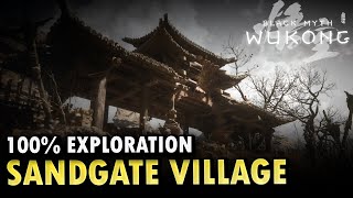 Sandgate Village 100 Walkthrough Black Myth Wukong – All Collectibles [upl. by Ahsikram]