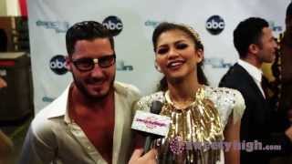 Zendaya Aly Raisman and Kellie Pickler On the DWTS Red Carpet [upl. by Dlanor]