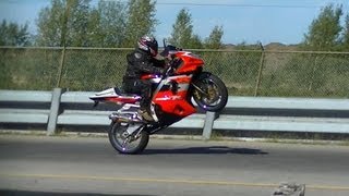 2002 GSXR1000 Quarter Mile Wheelie [upl. by Garik]