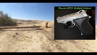 Phoenix Arms HP22A Constant Failures [upl. by Eatnwahs]