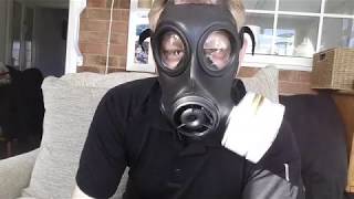 Demonstration of the Avon FM12 Gas Mask Respirator for Prepping or Collecting [upl. by Ahsika864]