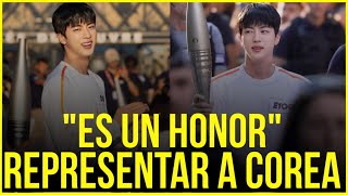 ‼JIN CUENTA SU EXPERIENCIA DE LLEVAR LA ANTORCHA DE COREA EN LOS JUEGOS OLIMPICOS DE PARIS 2024‼ [upl. by Nyliret]