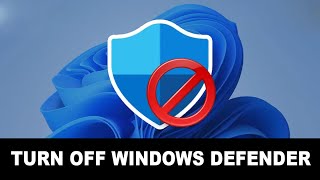 HOW TO DISABLE WINDOWS DEFENDER IN WINDOWS 11 [upl. by Akenn829]