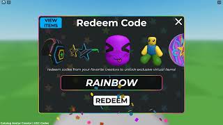 NEW CODE FOR ROBLOX UGC LIMITED CODES [upl. by Bronk]