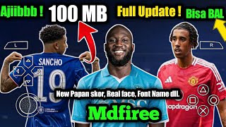 Efootball Pes 2024 PPSSPP Lite 100 MB New Update 2025 HD Grafik  Ukuran Kecil [upl. by Nyraf]