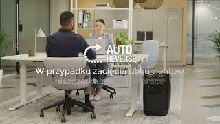 Niszczarka automatyczna Fellowes AutoMax™ 200M do użytku w małych biurach tnąca na mikrościnki [upl. by Charita455]