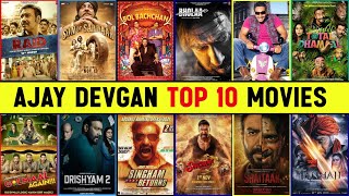 Ajay Devgan Top 10 Highest Grossing Movies List With Box Office Collection  Ajay Devgan Top Films [upl. by Erasmo]