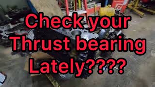 How to check you crank end play  thrust bearing on you Cummins [upl. by Khalin]