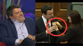 Florin Krasniqi imiton Albin Kurtin kur Ganimete Musliu si Shote Galica ja vendosi Flamurin kuq e zi [upl. by Gula762]