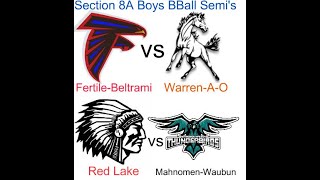 2024 Section 8A Boys Basketball Semifinals 31324 [upl. by Ingar]