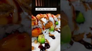 What my phone sees VS what my camera sees Sushi [upl. by Hanaj571]