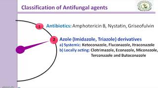 Antifungal Agents Definition Classification Mechanism of action of polyene antibiotics [upl. by Eecak345]