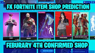 February 4th 2024 Fortnite Item Shop CONFIRMED  Fortnite Early Item Shop Prediction February 4th [upl. by Repsac604]