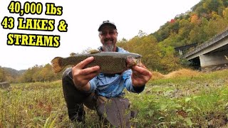 Fall Trout Stocking in West Virginia [upl. by Enilesor]