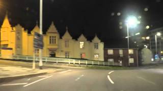 Driving At Night Around Plymouth Devon England 25th August 2015 [upl. by Tierney]