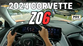 2024 Chevrolet CORVETTE Z06 POV  The most powerful NA V8 [upl. by Aihsoek]