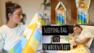 NewBorn Essential  Different Uses of Baby Sleeping Bag [upl. by Rech425]