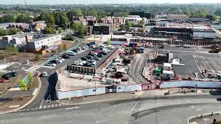 Winsford Town Centre Drone Footage  August 2024 [upl. by Celestyn]