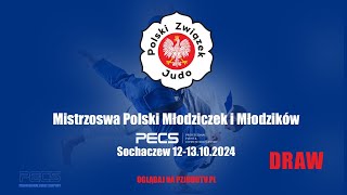 DRAW  Mistrzostwa Polski Młodziczek i Młodzików 1213102024 Sochaczew [upl. by Fulks815]