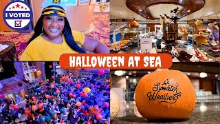 I VOTED  HALLOWEEN AT SEA  MY LAST CRUISE VACATION THIS YEAR [upl. by Lipscomb855]