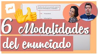 6 modalidades del enunciado [upl. by Htbazile]