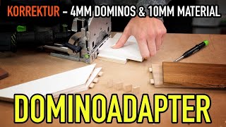 4mm Dominos an der DF 700 XL mit Adapter  KORREKTURVIDEO  Mikes Toolshop [upl. by Marigolde]