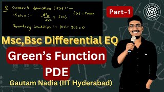 Greens Function with Example1Msc Bsc differnential Equaation PDE [upl. by Ahsim470]