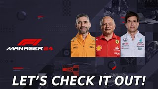 F1 Manager 24  Lets check it out  Race Weekend in Bahrain [upl. by Nai]