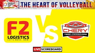 F2 Logistics vs Chery Tiggo  PVL AllFilipino Conference LIVE Scoreboard [upl. by Enirhtac]