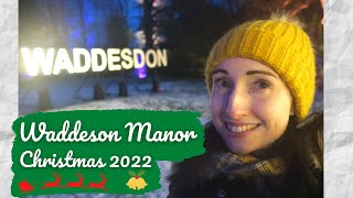 Christmas at Waddesdon🎄 Afternoon Tea Market Winter Light Trail and more [upl. by Yvan]