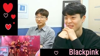 Korean men react BlackpinkPlaying with fire [upl. by Shreve]