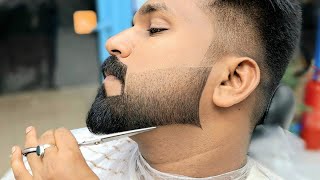 BEST 👍 BEARD 🔥 STYLES FOR MEN  BEARD BARBER STYLE  Dari Cutting Style 3023 [upl. by Isidro]