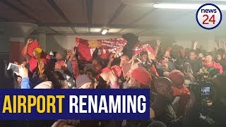 WATCH Cape Town airport name change meeting descends into chaos [upl. by Rialc]